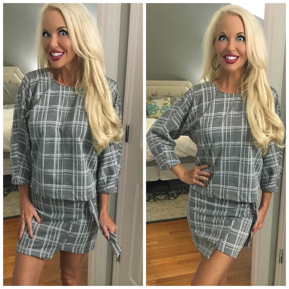 ❤️ 2 Piece Plaid Skirt/Top Set! - Picture 5 of 7
